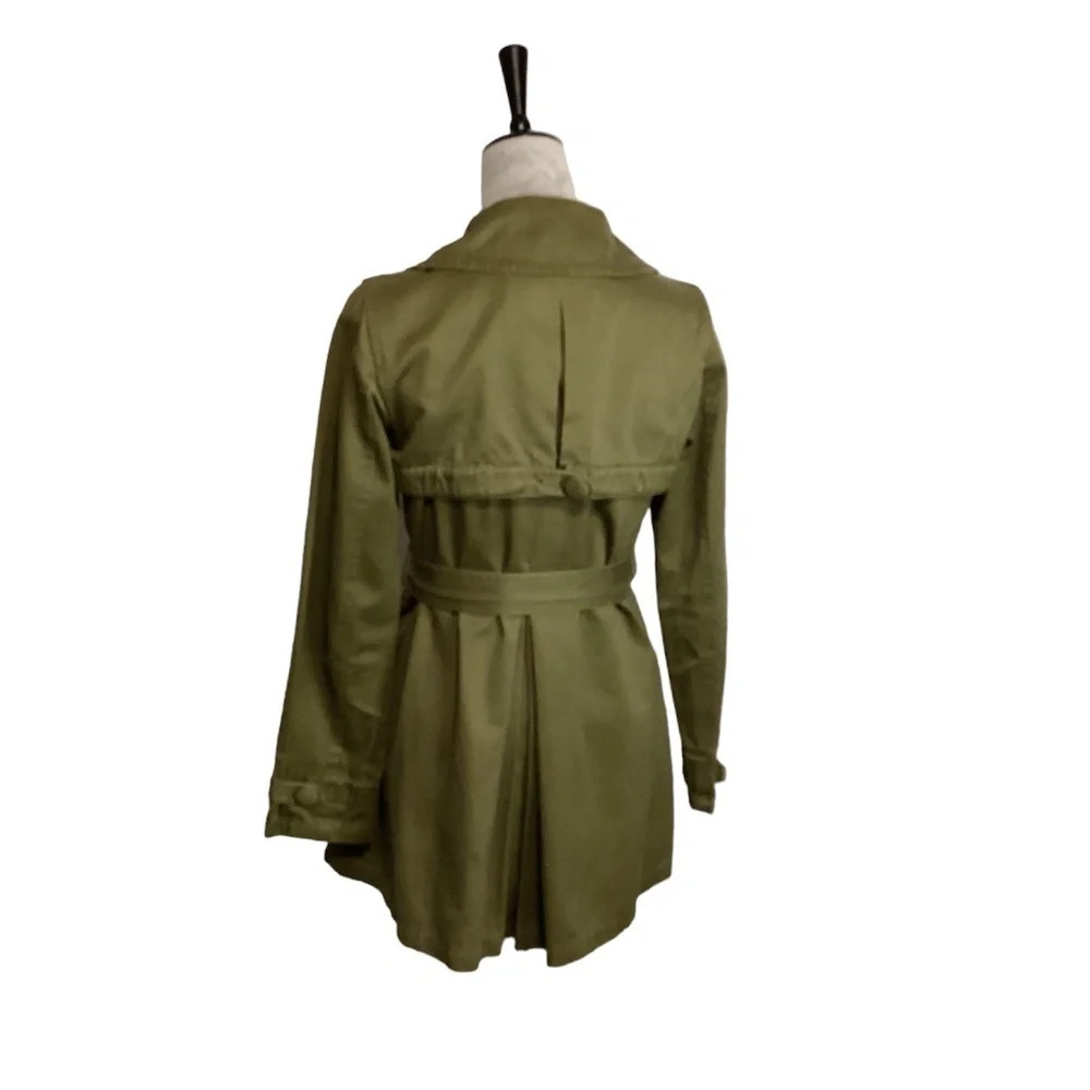 DKNY jacket  green chore  double breasted  utility SZ XS - Picture 4 of 10